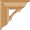 Ekena Millwork Legacy Traditional Rough Sawn Bracket w/ Offset Brace, Western Red Cedar, 8"W x 20"D x 20"H BKT0806X20X20LEC01RWR - alternate 2